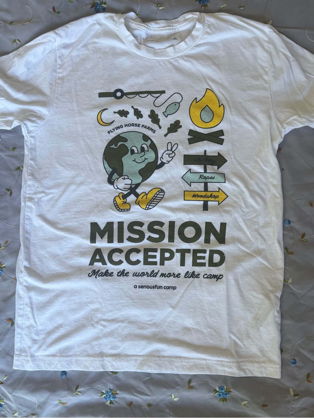Abercrombie & Fitch Camp Themed Graphic Tee